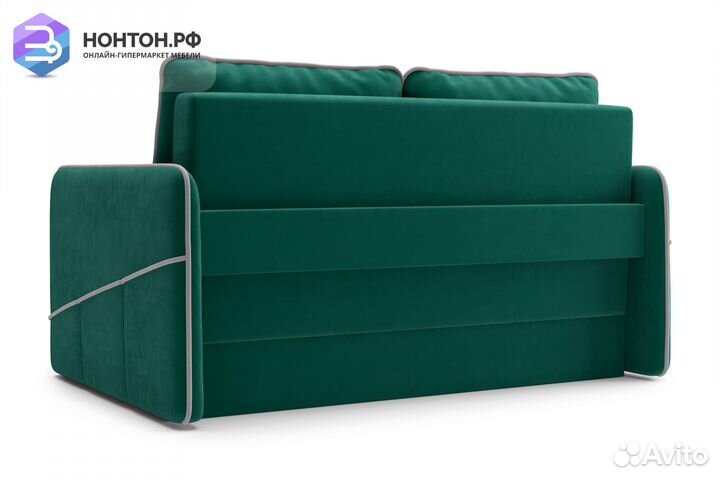 Диван еврокнижка Энерджи изумрудный