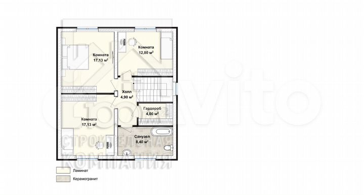 Коттедж 188 м² на участке 6,9 сот.