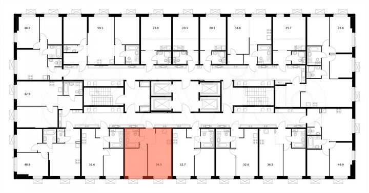 1-к. квартира, 36,5 м², 15/33 эт.