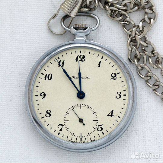 Молния карманные механические часы СССР
