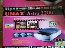 Цветной сканер umax astra 2200