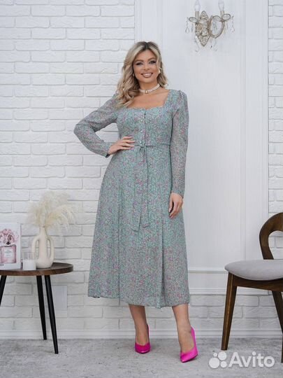Платье женское шифон
