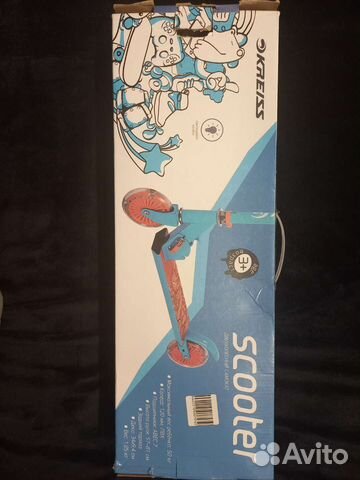 Самокат kreiss 2 колёсный М-А120