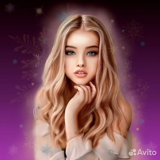 Фото на холсте/ портрет на холсте