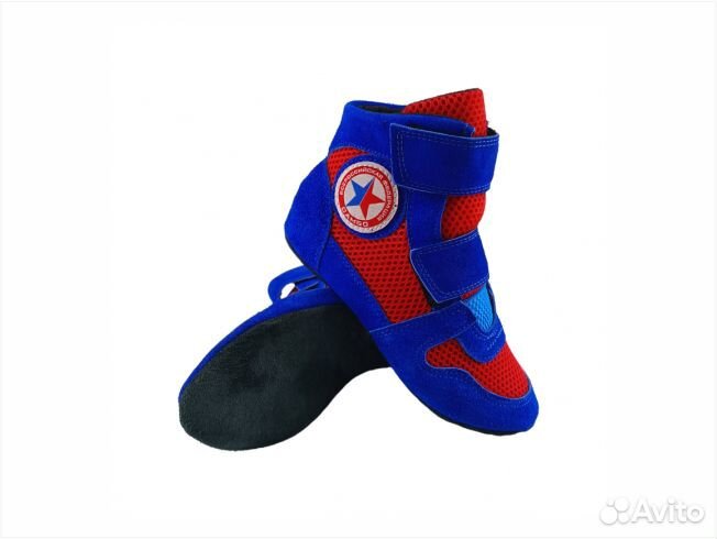 Борцовки для самбо вфс Bravegard Ascend син/красн