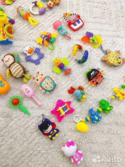 Игрушки пакетом от 0–1,5 лет