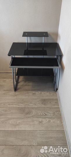 Компьютерный стол стеклянный бу