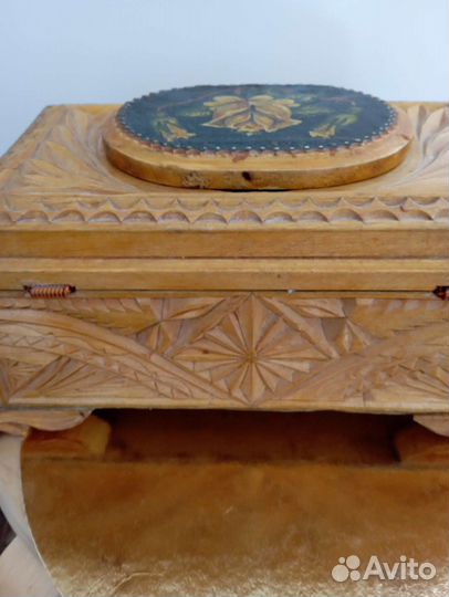 Шкатулка деревянная СССР