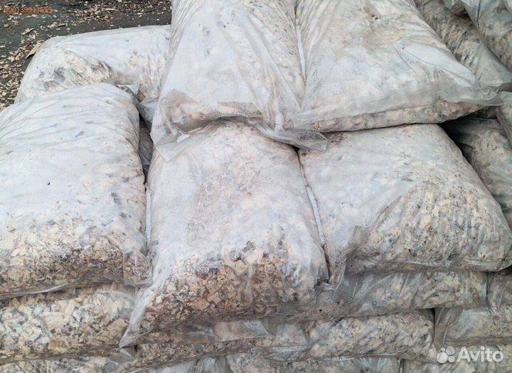 Декоративная щепа в удобных мешках