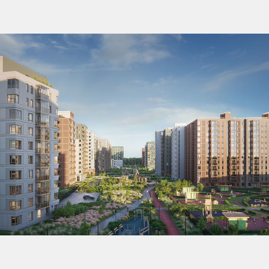 2-к. квартира, 57,7 м², 10/12 эт.