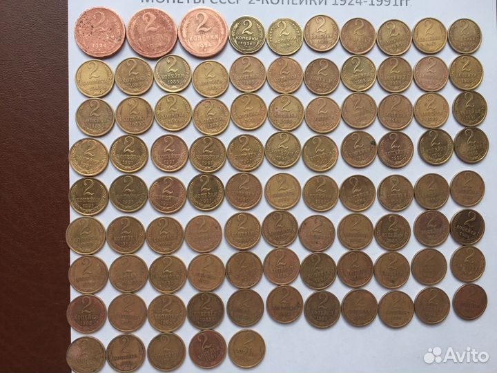 СССР 2-копейки 1924-1991г