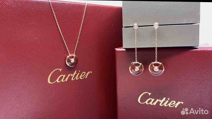 Серьги Amulette de Cartier 0,14ct