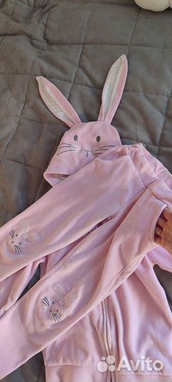 Велюровый костюм Зайка