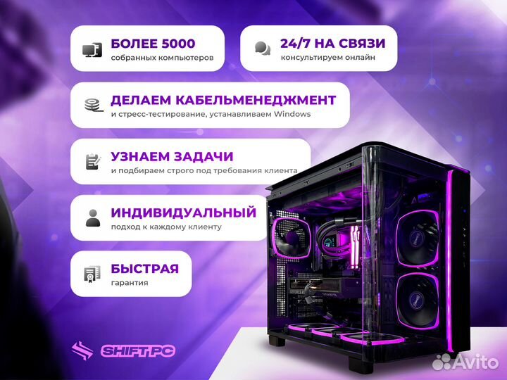 Игровой пк I9-14900K/DDR5 64GB/RTX 5080 16GB