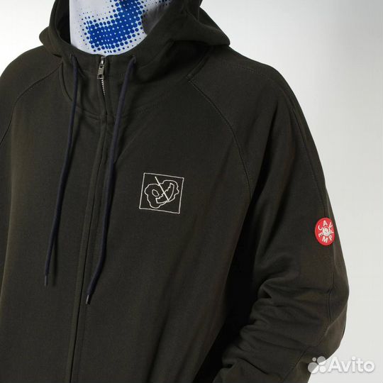 Зипка Cav Empt черно коричневая оверсайз