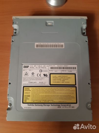 Дисковод Toshiba Samsung dvd r/rw