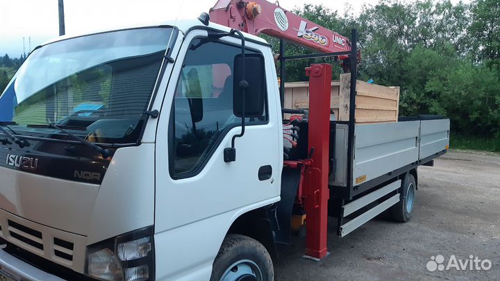 Аренда и услуги манипулятора, стрела 3 т, 10 м, борт 5 т, 5.5 м