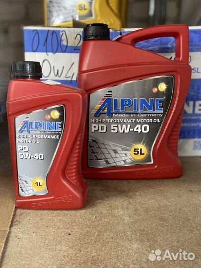 Масло Моторное alpine PD Pumpe-Duse 5W-40