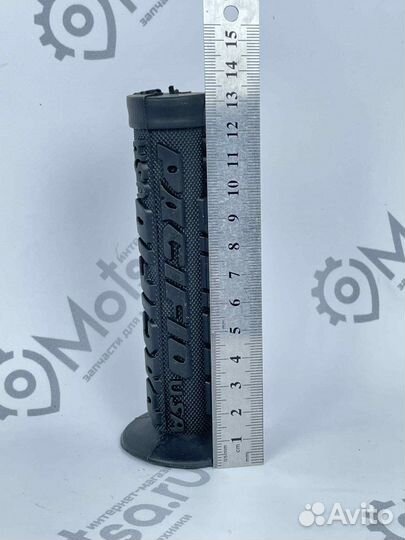 Ручки руля Вело 120мм (пара) чёрные С упором