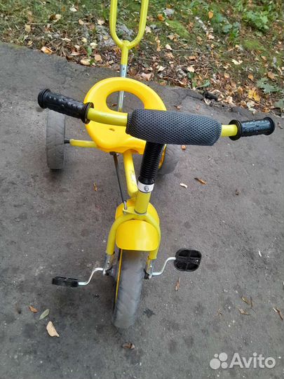 Детский трехколесный велосипед коляска