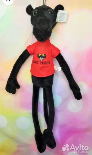 Черная пантера мягкая игрушка