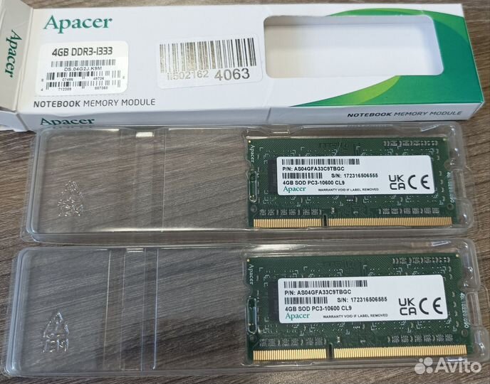 Оперативная память ddr3 для ноутбука 4gb