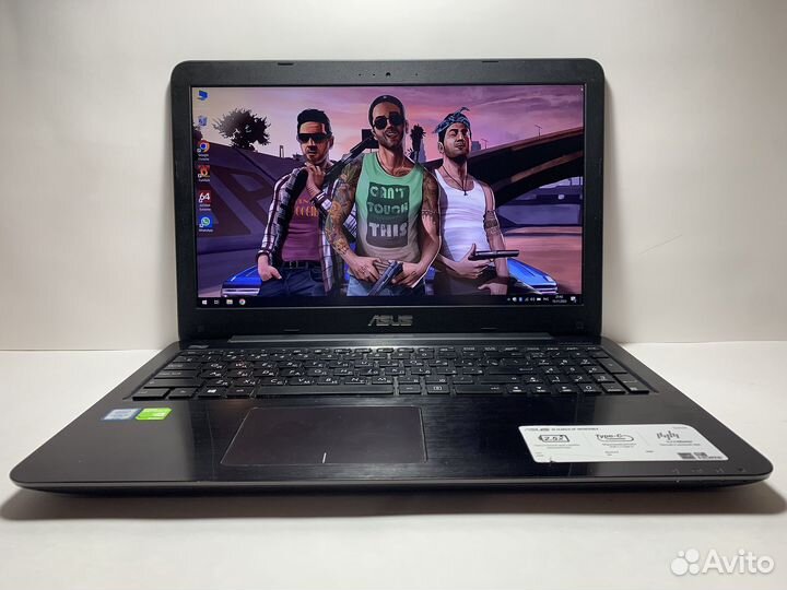 Игровой ноутбук Asus i3/6gb/2видеокарты/FullHD