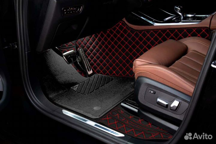 3D Коврики Nissan Pathfinder из Экокожи