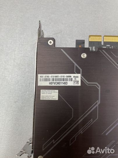 Видеокарта Asus GeForce GTX 1080Ti 11G на запчасти