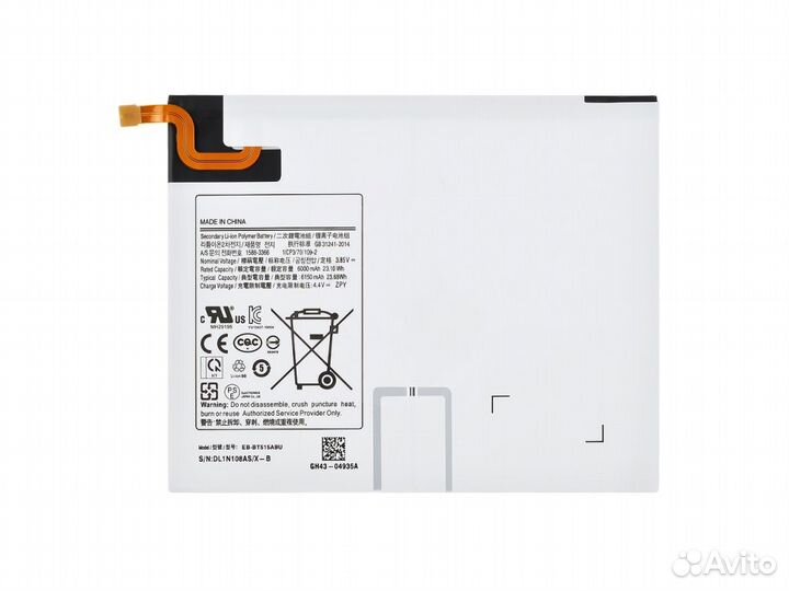 АКБ EB-BT515ABU Samsung Tab A 10.1 2019 6000mAh