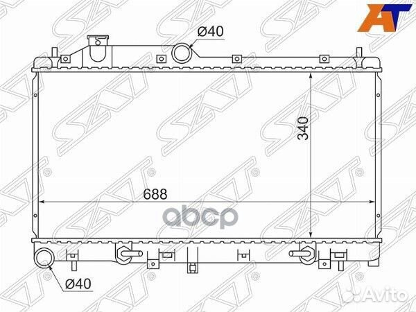 Радиатор Subaru Forester 07-19 / Impreza 00-16