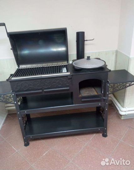Мангал Коптильня Барбекю + Печ под казан