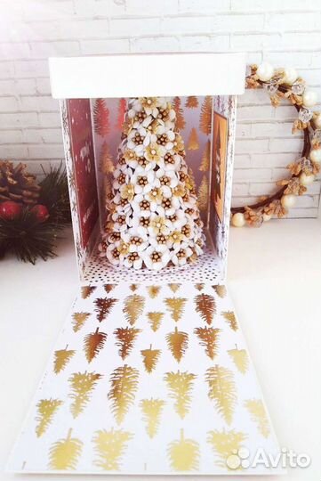 Новогодний подарок (новогодняя коробочка, подарок)