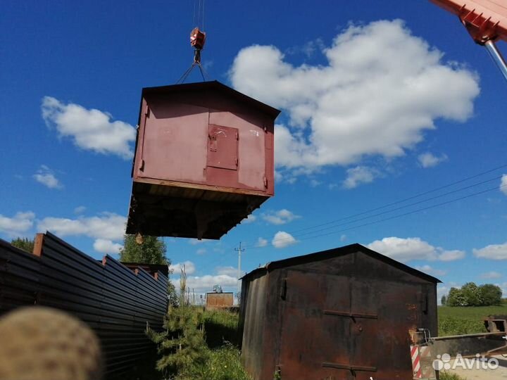 Перевозка металлических гаражей, негабарита