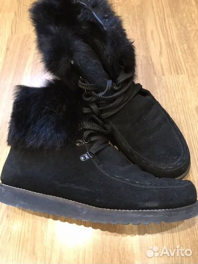 Зимние полуботинки