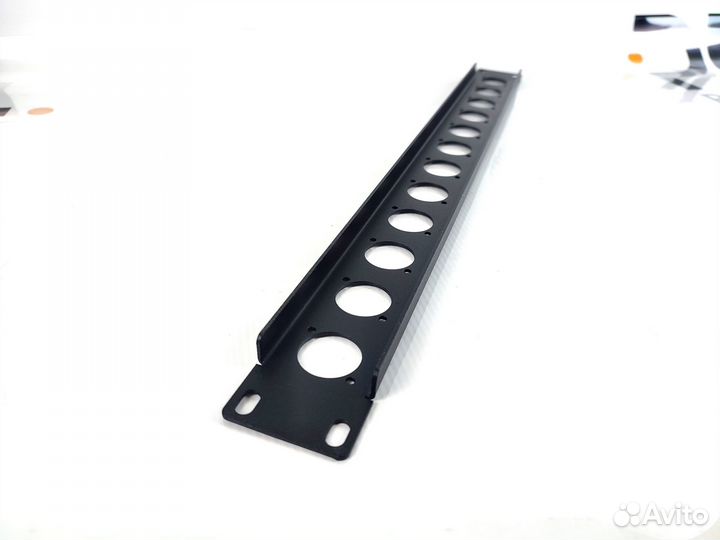 Рэковая панель, глухая, под разъёмы и др. 1u 2u