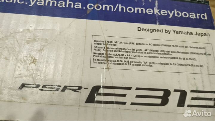 Синтезатор yamaha psr e313