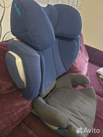 Автокресло от 15 кг до 36кг cybex q-fix platinum