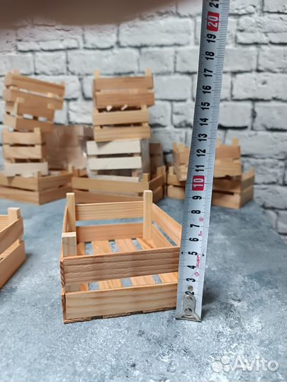 Деревянные ящики упаковка для мыла, десертов, ягод