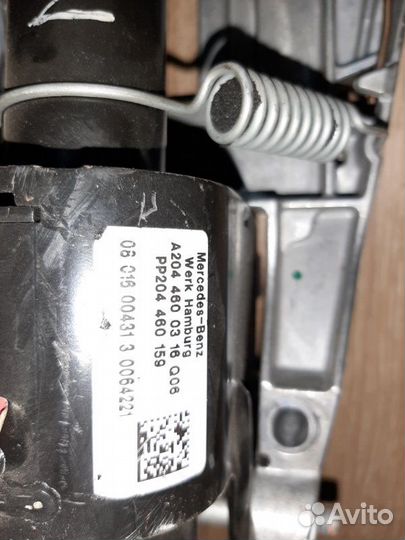 Рулевая колонка Mercedes-Benz C-Class W204 2008