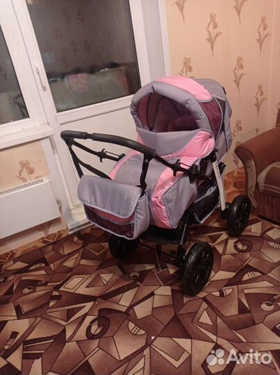 Коляска трансформер 2 в 1 Amelia бу с люлькой