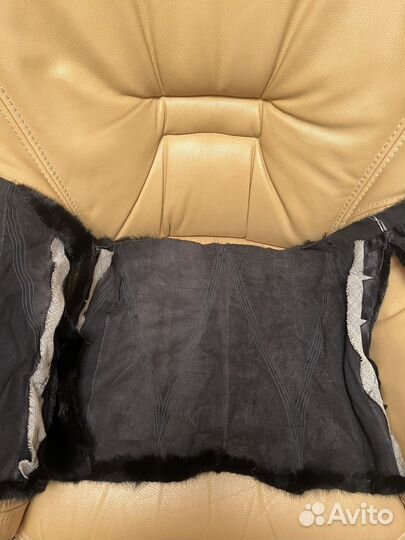 Мех норки черный