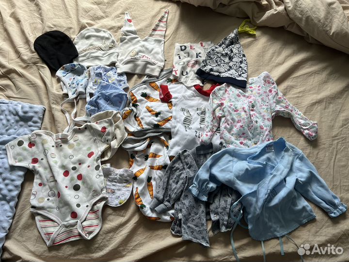 Пакет вещей для новорожденного 50 56