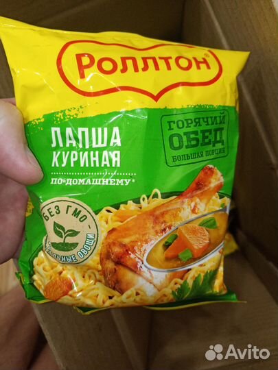 Роллтон лапша