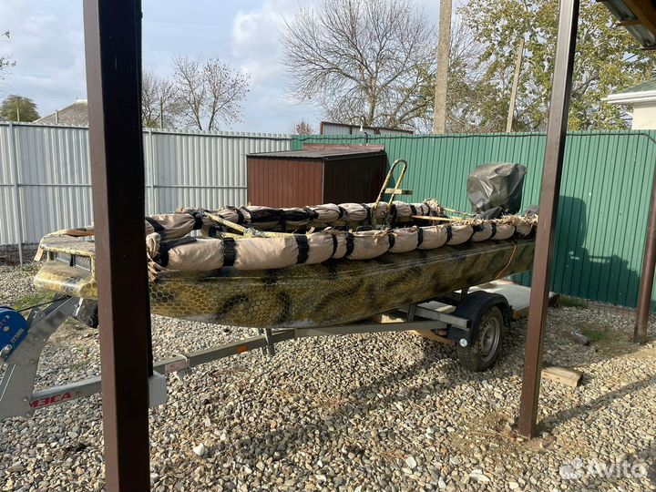 Лодка болотоход