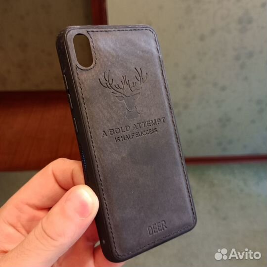 Крутой чехол на Redmi 7A и 2 защитные пленки с док