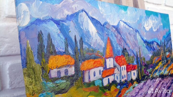 Картина маслом Лаванда в Провансе Импрессионизм