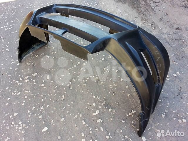 Передний бампер EVO на Mitsubishi Galant 1996-2003