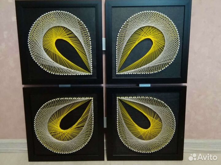 Картины в стиле String-art