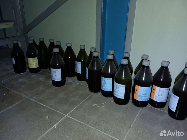 Бутылки химические